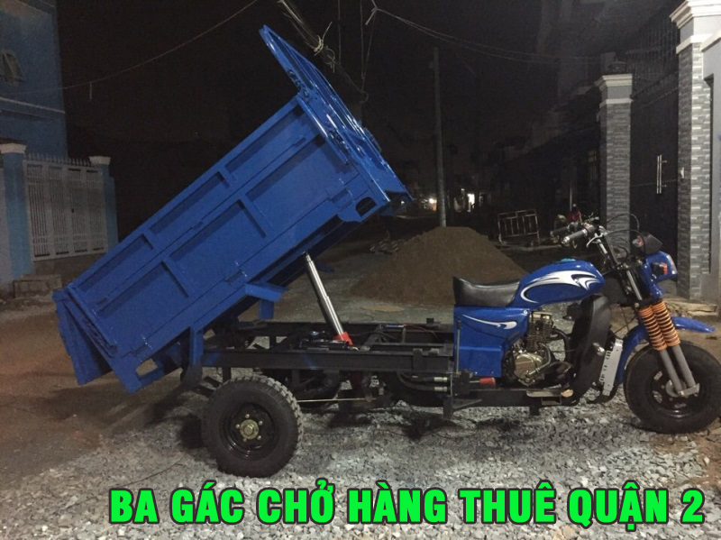 Ba gác chở hàng thuê quận 2